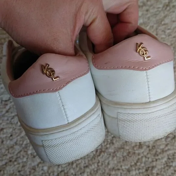 KURT GEIGER LONDONLeather Liviah Sneakers size 5.5 - Picture 10 of 14